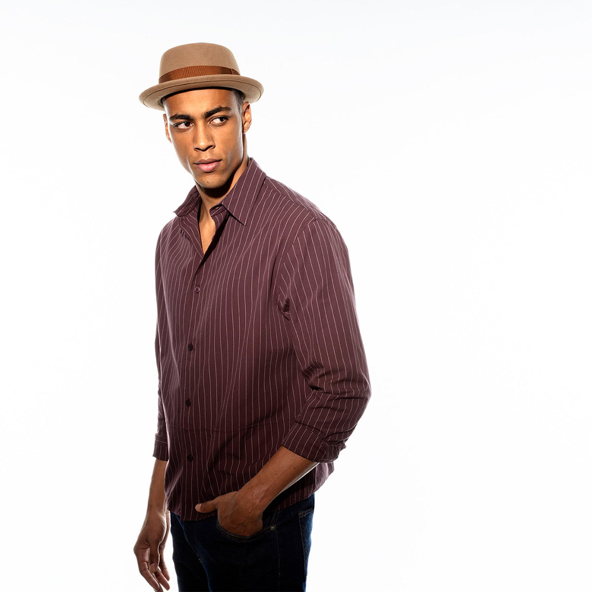 Bailey Western Value | Darron Pork Pie Hat - Premium Wool LiteFelt - Bailey Hats