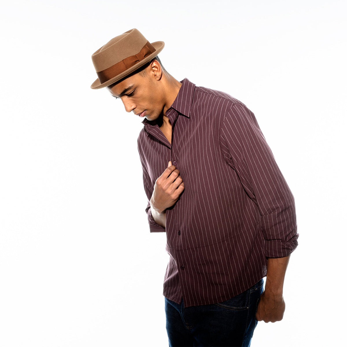 Bailey Western Value | Darron Pork Pie Hat - Premium Wool LiteFelt - Bailey Hats