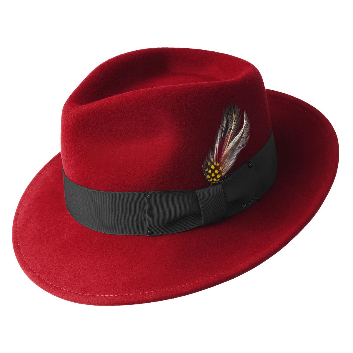 Bailey Western Great Value | Bailey 1922 Fedora Hat - Premium 100% Wool LiteFelt