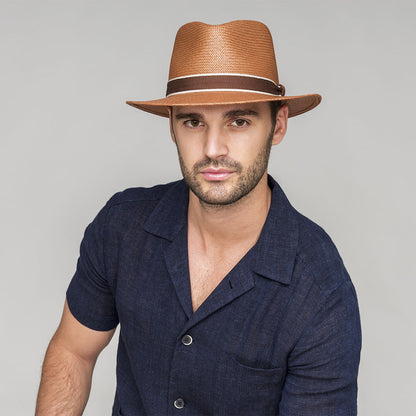 Bailey Western Latest | Brooks Panama Fedora - Genuine Ecuador Straw - Past Season