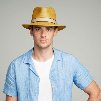 Bailey Western Latest | Brooks Panama Fedora - Genuine Ecuador Toquilla Straw Hat