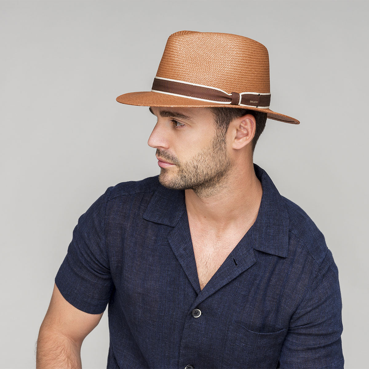 Bailey Western Latest | Brooks Panama Fedora - Genuine Ecuador Toquilla Straw Hat