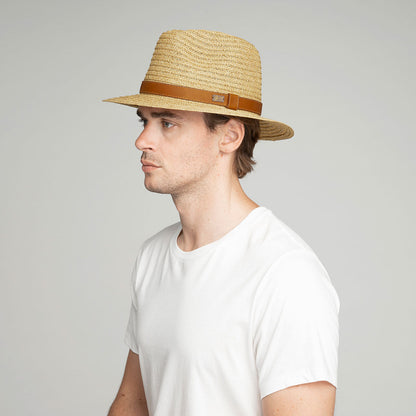 Bailey Western Value | Foley Fedora - Lightweight Paper Straw Hat with Leather Band